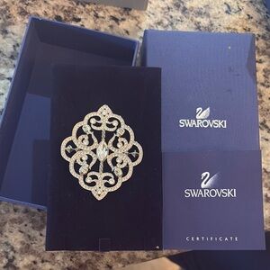 Swarovski Silver Crystal Brooch